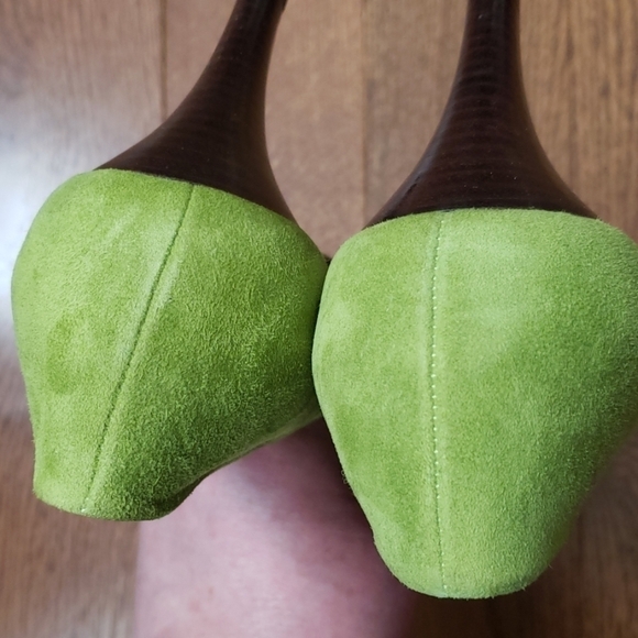 𝅺SALVATORE FERRAGAMO open toe heels. - Picture 5 of 7